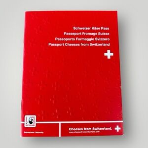 Cheeses From Switzerland Guide Book Leaflet Collectible Souvenir Gruyère Red New